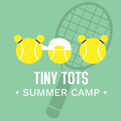Tiny Tots Summer Tennis Camp  (Ages 3-6) 9-10 am.